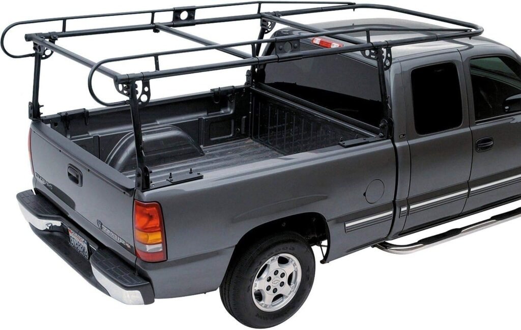 ECOTRIC 1000 LBS Adjustable Full Size Truck Contractor Ladder Pickup Lumber Utility Kayak Rack(Notice:You Will Receive Two Packages for This Item)