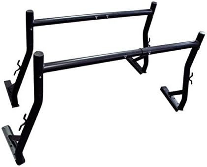 TMS 800 LB Adjustable Fit 2 Bars Utility Ladder Truck Pick up Rack Kayak Contractor Lumber Utility (US Patent NO.D722,007)